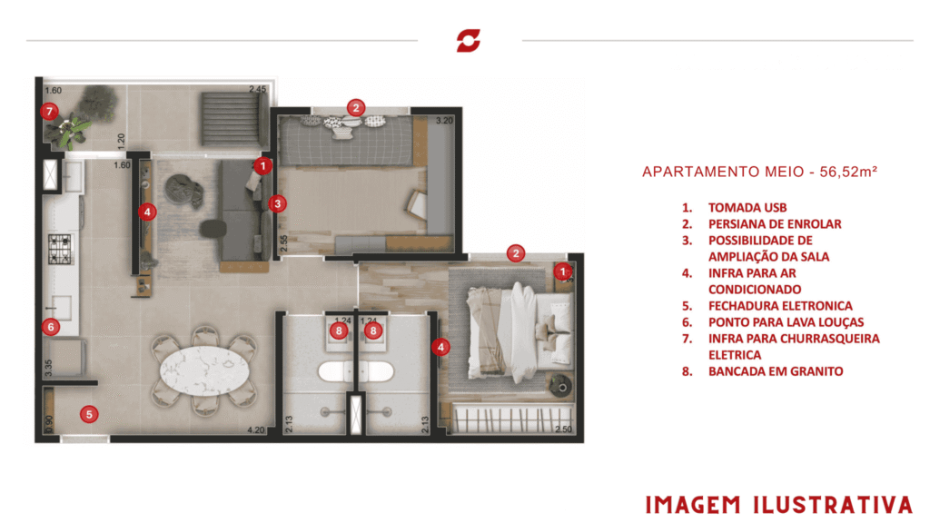 Planta 56 metros moved osasco bussocaba